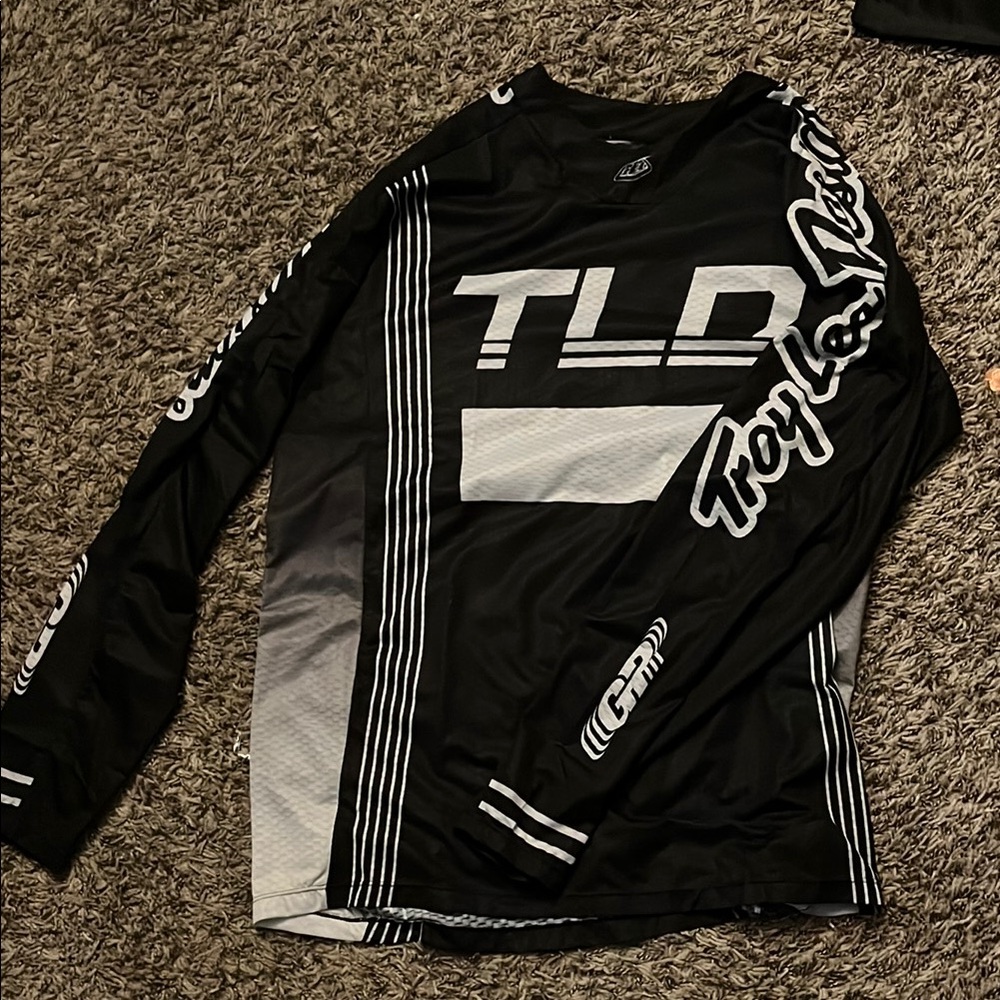 Black and White Men's Jersey
